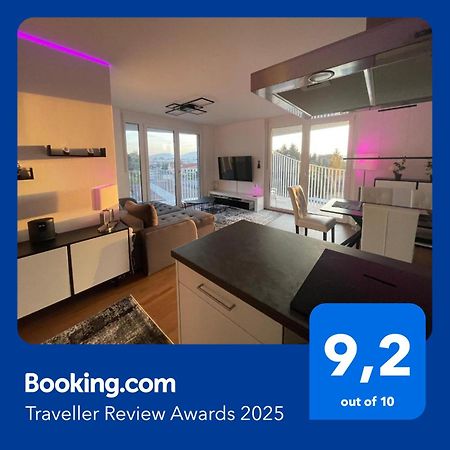 Luxusapartment Mit 40 Qm Terrasse, E-Parkplatz Und Parkplatz Graz Kültér fotó