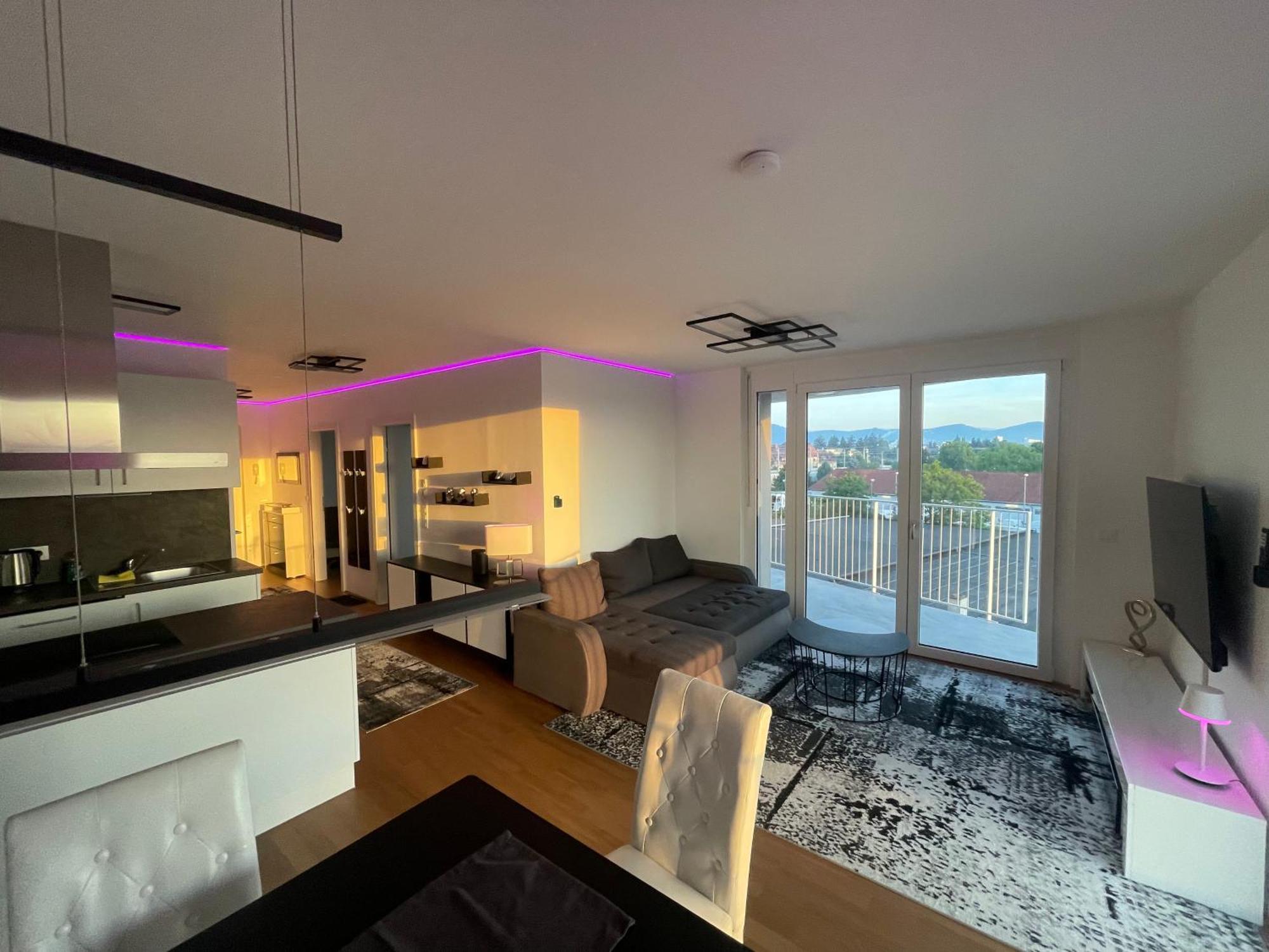 Luxusapartment Mit 40 Qm Terrasse, E-Parkplatz Und Parkplatz Graz Kültér fotó